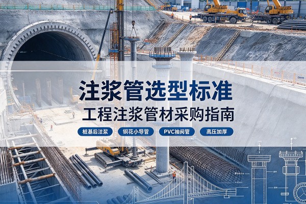 蓬莱注浆管选型标准