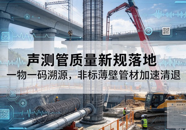 蓬莱声测管质量新规落地，一物一码溯源，非标薄壁管材加速清退