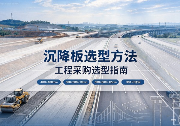 蓬莱沉降板选择方法