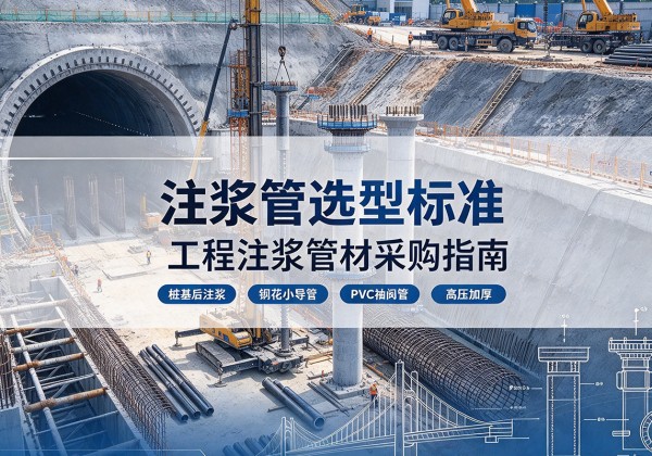 蓬莱注浆管选型标准
